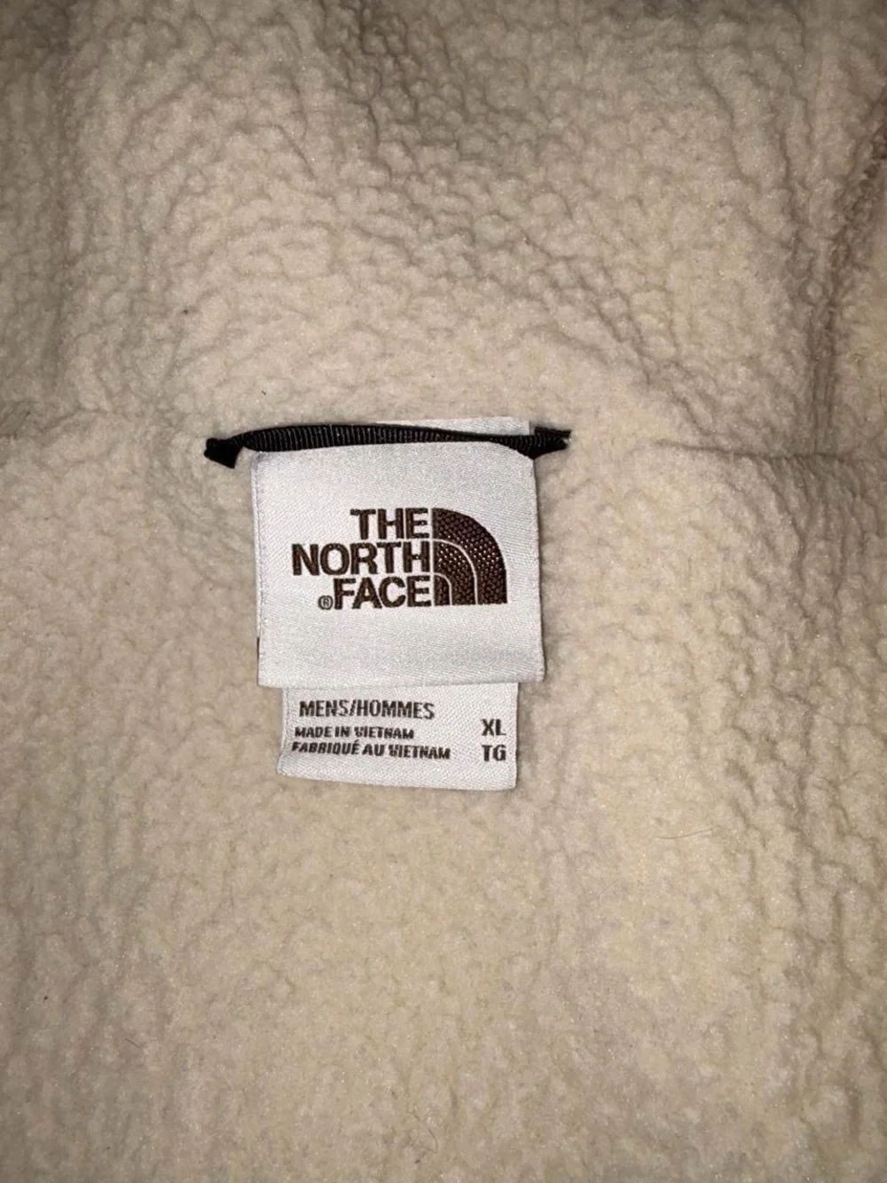 The North Face Men's Tan / Light Brown Quilted Hooded Jacket size XL